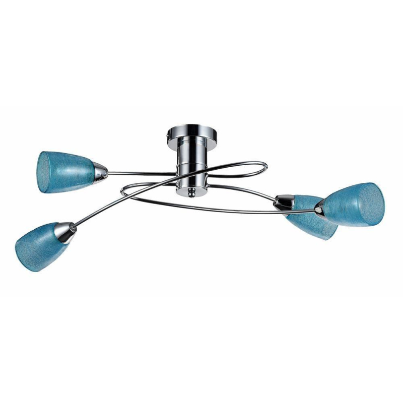 Потолочная люстра Freya Flash FR5103-CL-04-BL