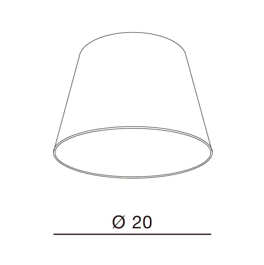 Абажур Azzardo Shade ZF 20 AZ2598