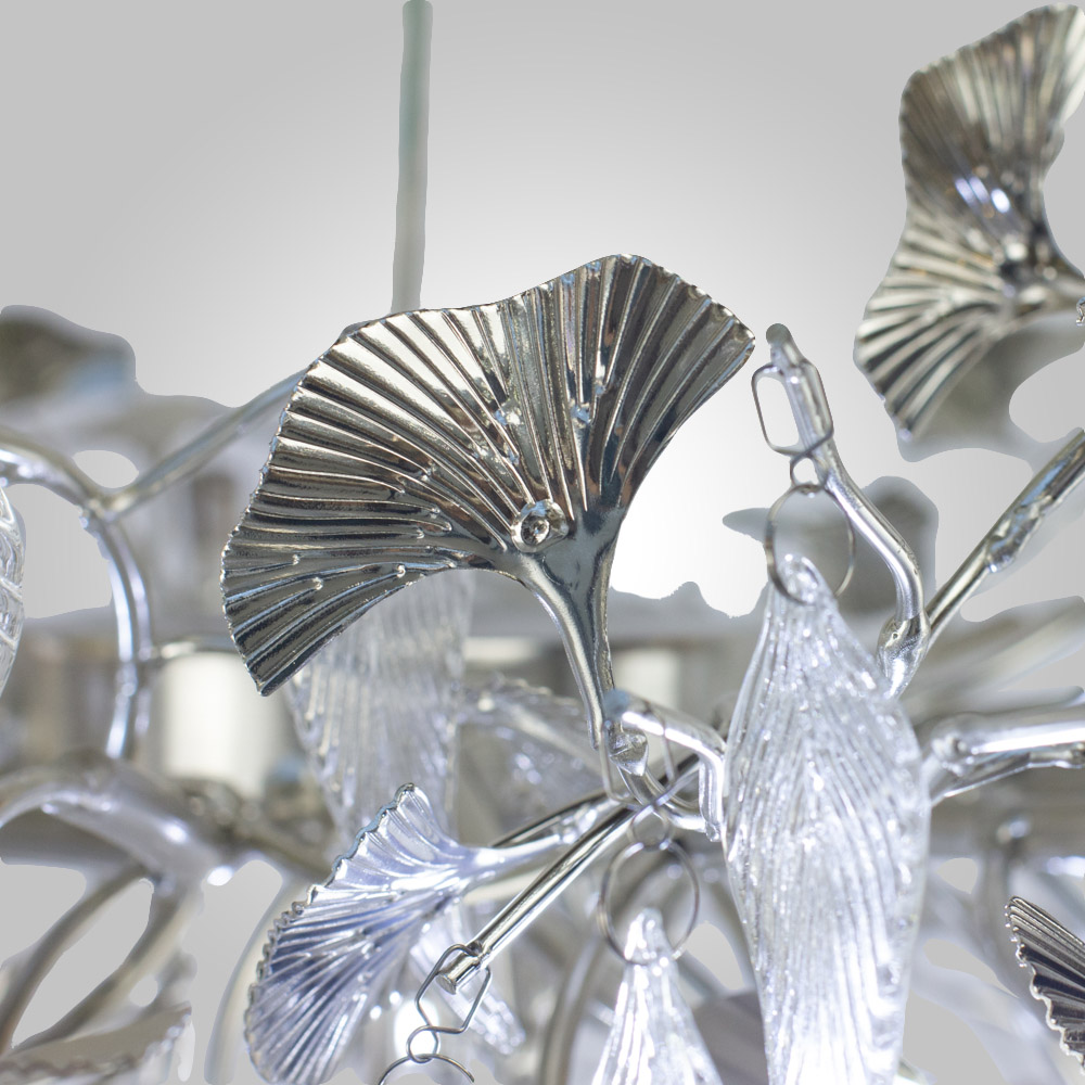 Подвесная люстра флористика AM Group WOODSTAR L1200 SN