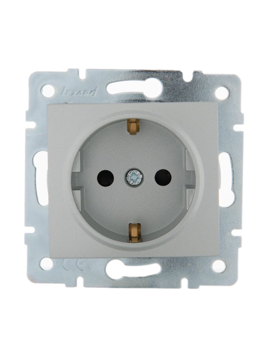 Розетка с защитой от детей Lezard Karina 707-4388-124B