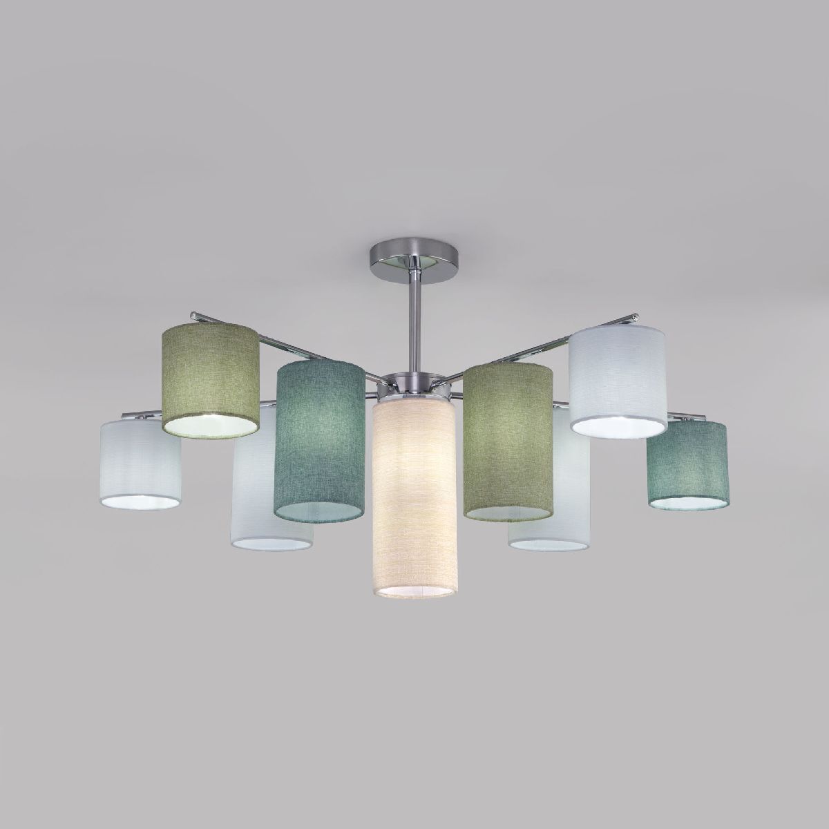 Люстра на штанге Eurosvet Pastel 60151 хром a064985