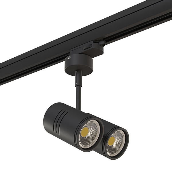 Трековый светильник Lightstar Track 3 black A3T214447