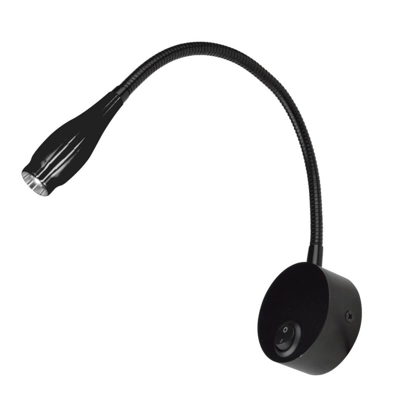 Поворотное бра (UL-00004240) Uniel ULT-F22-3W/4000K IP20 Black