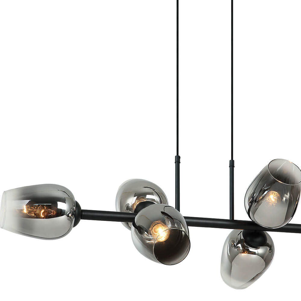 Подвесная люстра Lumien Hall Меган 4036/6P-BK-CR