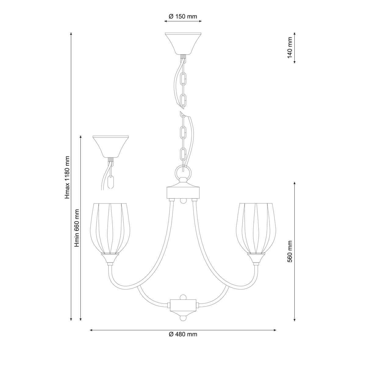 Подвесная люстра Lucia Tucci Lecce 137.7