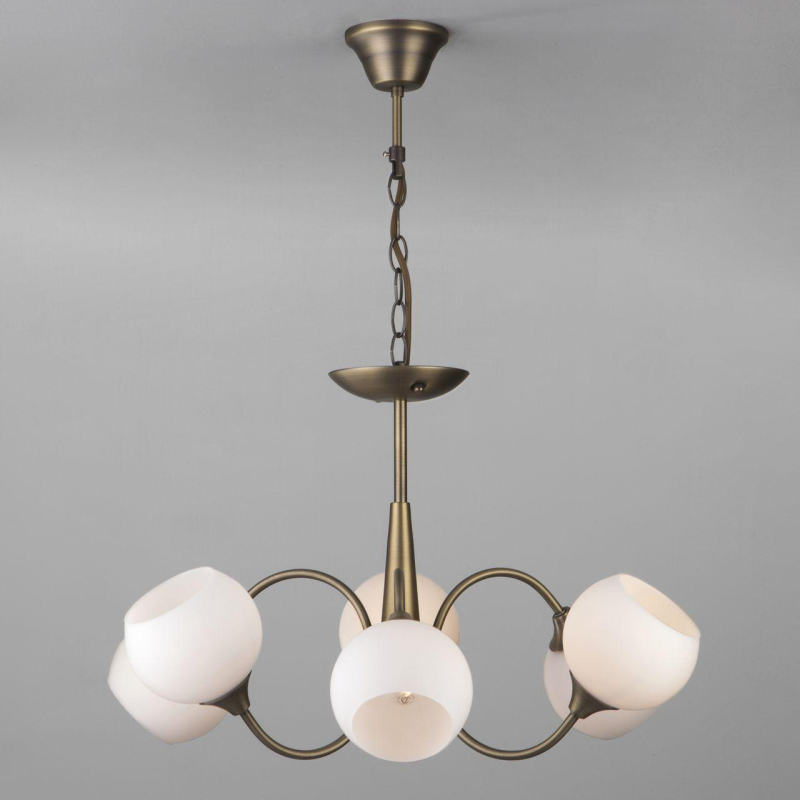 Подвесная люстра Eurosvet Nola 60071/6 античная бронза