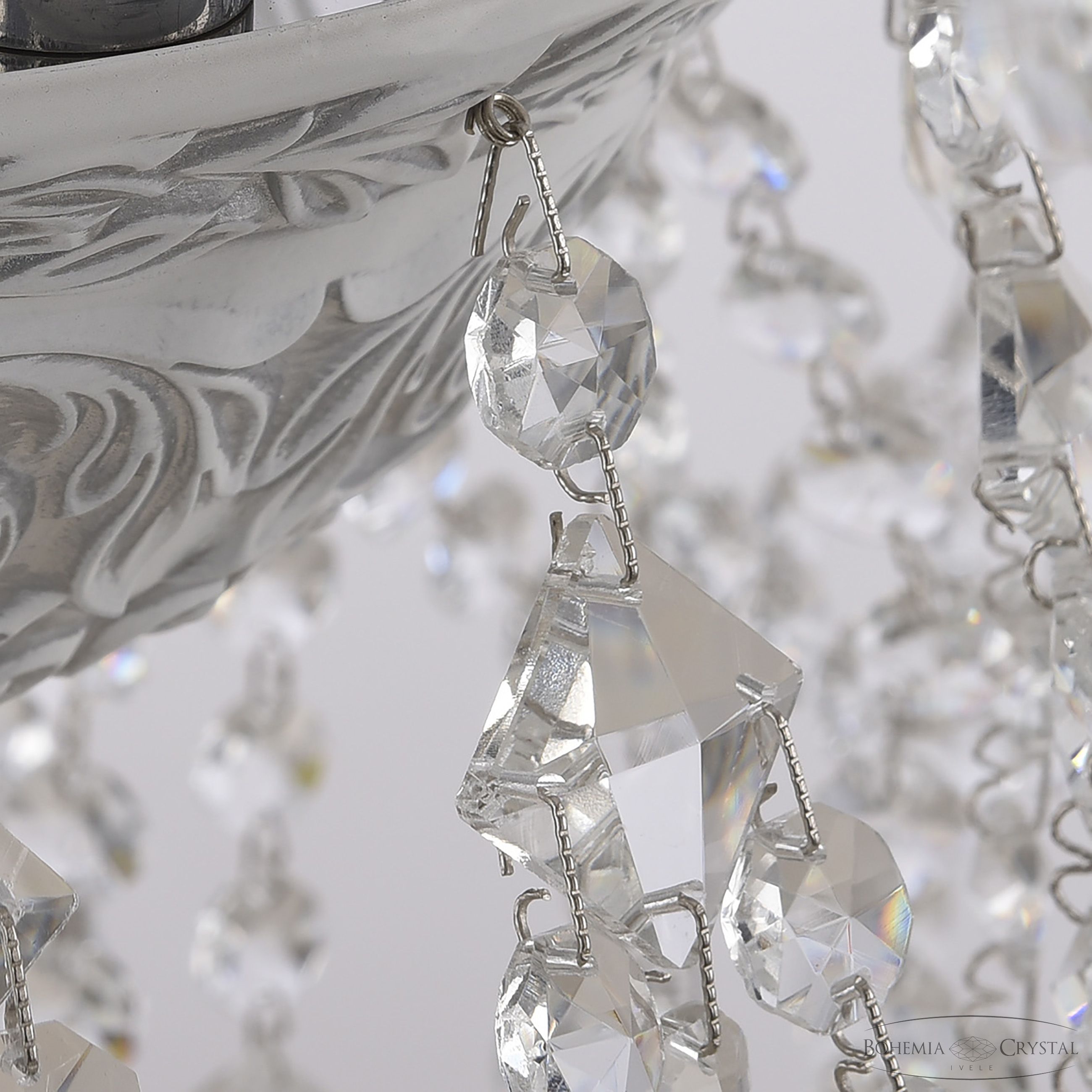Подвесная люстра Bohemia Ivele Crystal AL16309/12/300 WMN