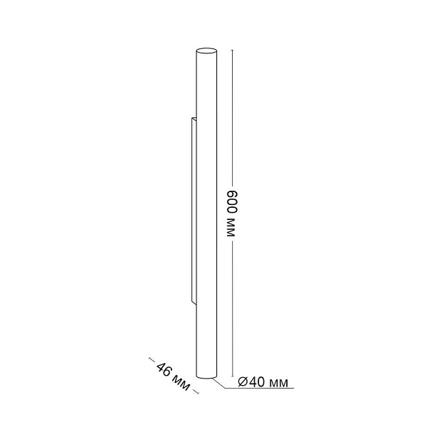 Настенный светодиодный светильник Ledron Shine Brass WL3113 Brass 00000017827