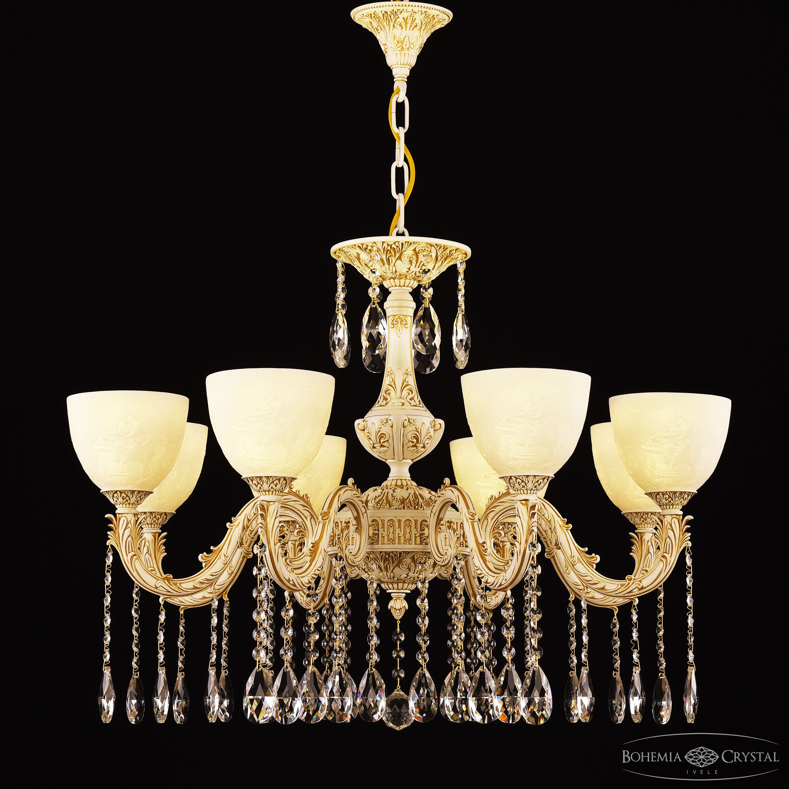 Подвесная люстра Bohemia Ivele Crystal AL79101/8/250 A WMG P1 U Pair