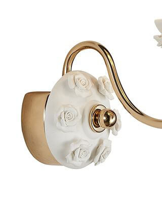 Бра прованс Lumien Hall Эрин 1030/1W-GD-WT