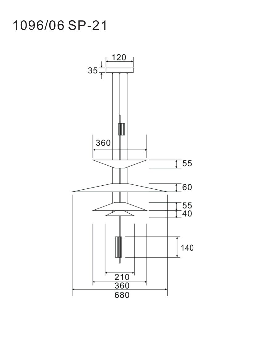 Подвесная люстра Divinare Botticelli 1096/06 SP-21