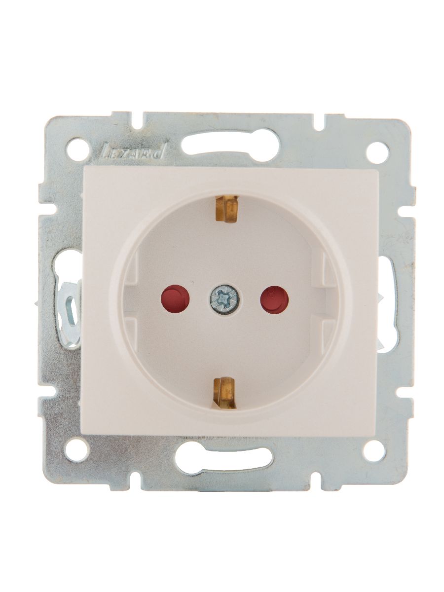 Розетка с защитой от детей Lezard Karina 707-3088-124