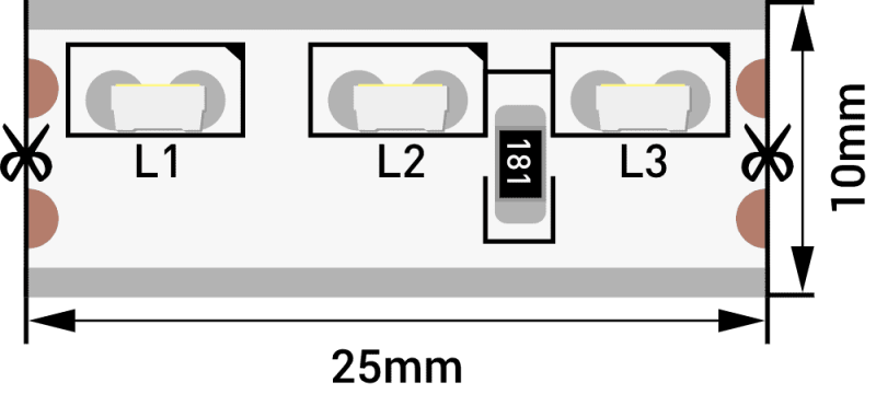 Светодиодная лента SWG SWG315120-12-9.6-W-67 003307