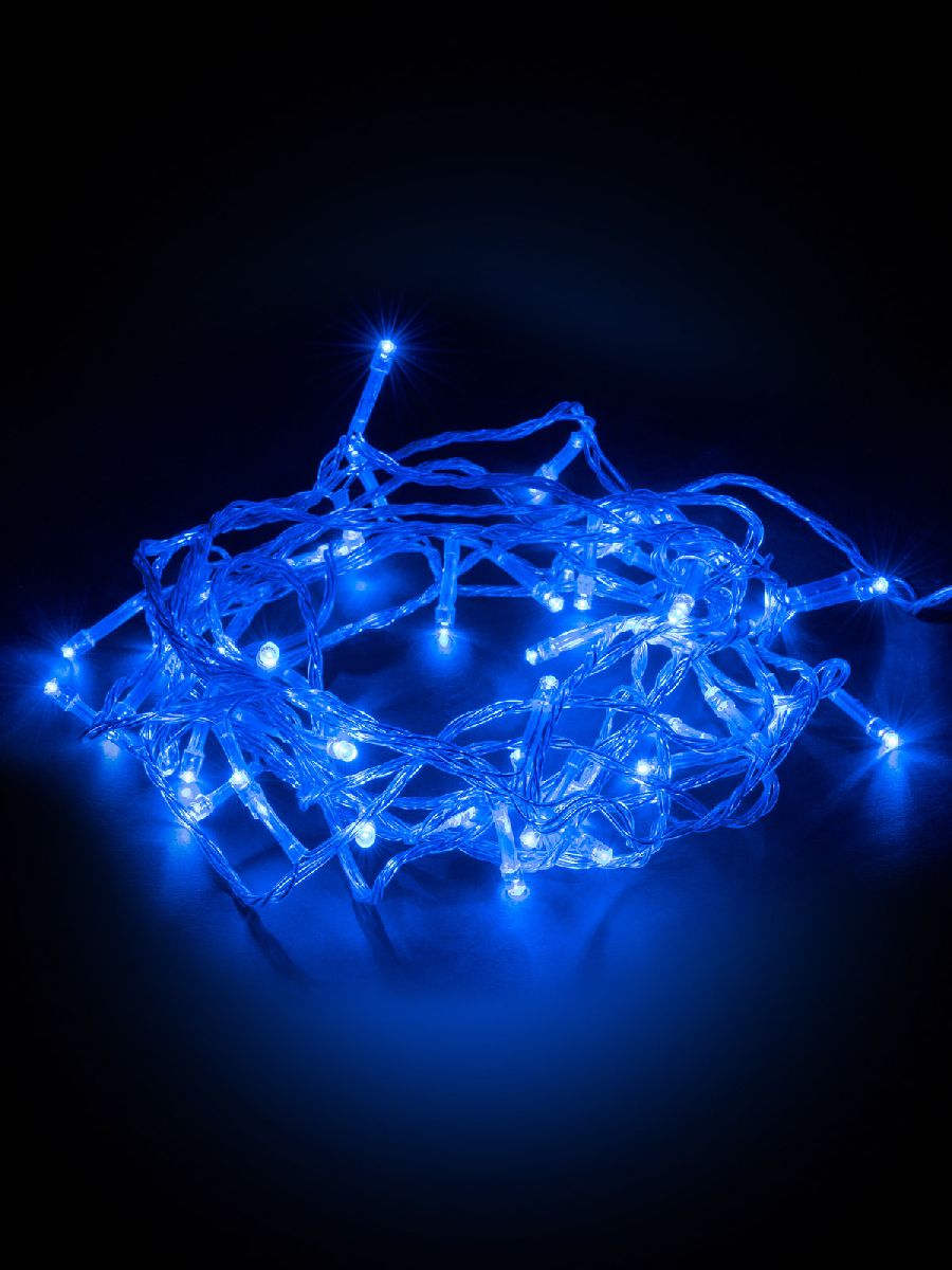 Светодиодная гирлянда TDM Electric СГ50Г5 250V голубая 8 режимов SQ0361-0034