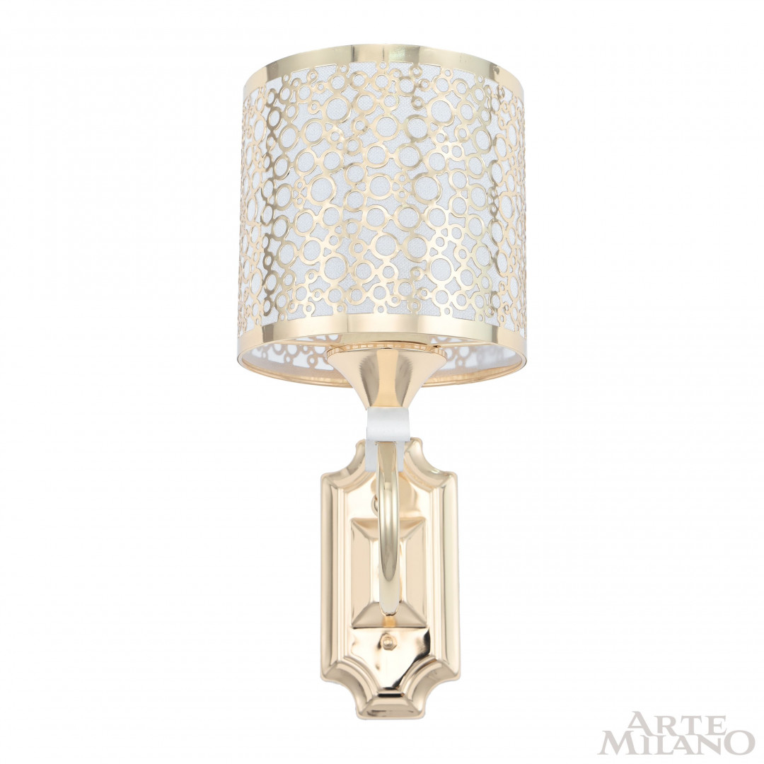 Бра Arte Milano Florentia-9787 309787/1W Wh/Gd