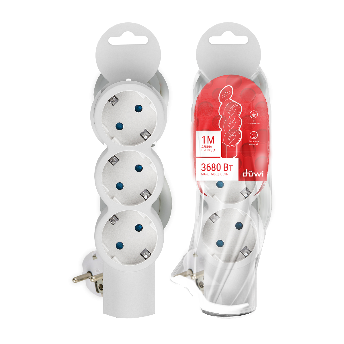 Удлинитель бытовой Duwi 32076 0