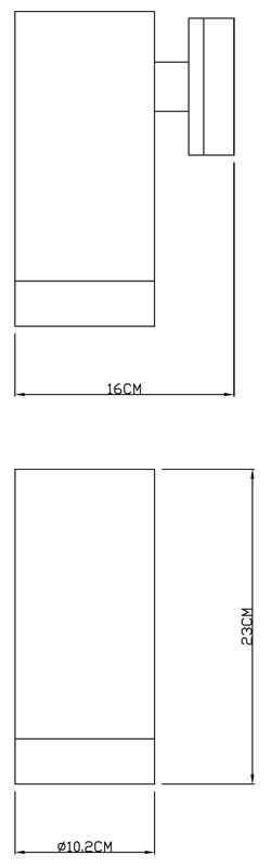 Уличный настенный светильник Deko-Light Zilly 731089