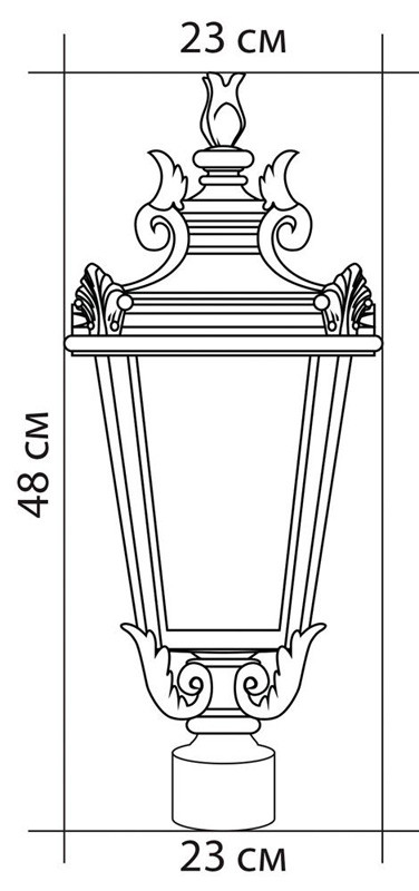 Уличный светильник Feron Прага 11362