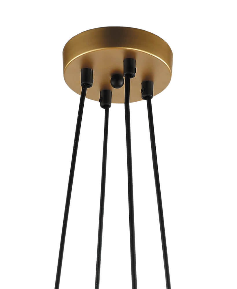 Подвесная люстра Lumien Hall Аврил 4004/4P-GD-WT