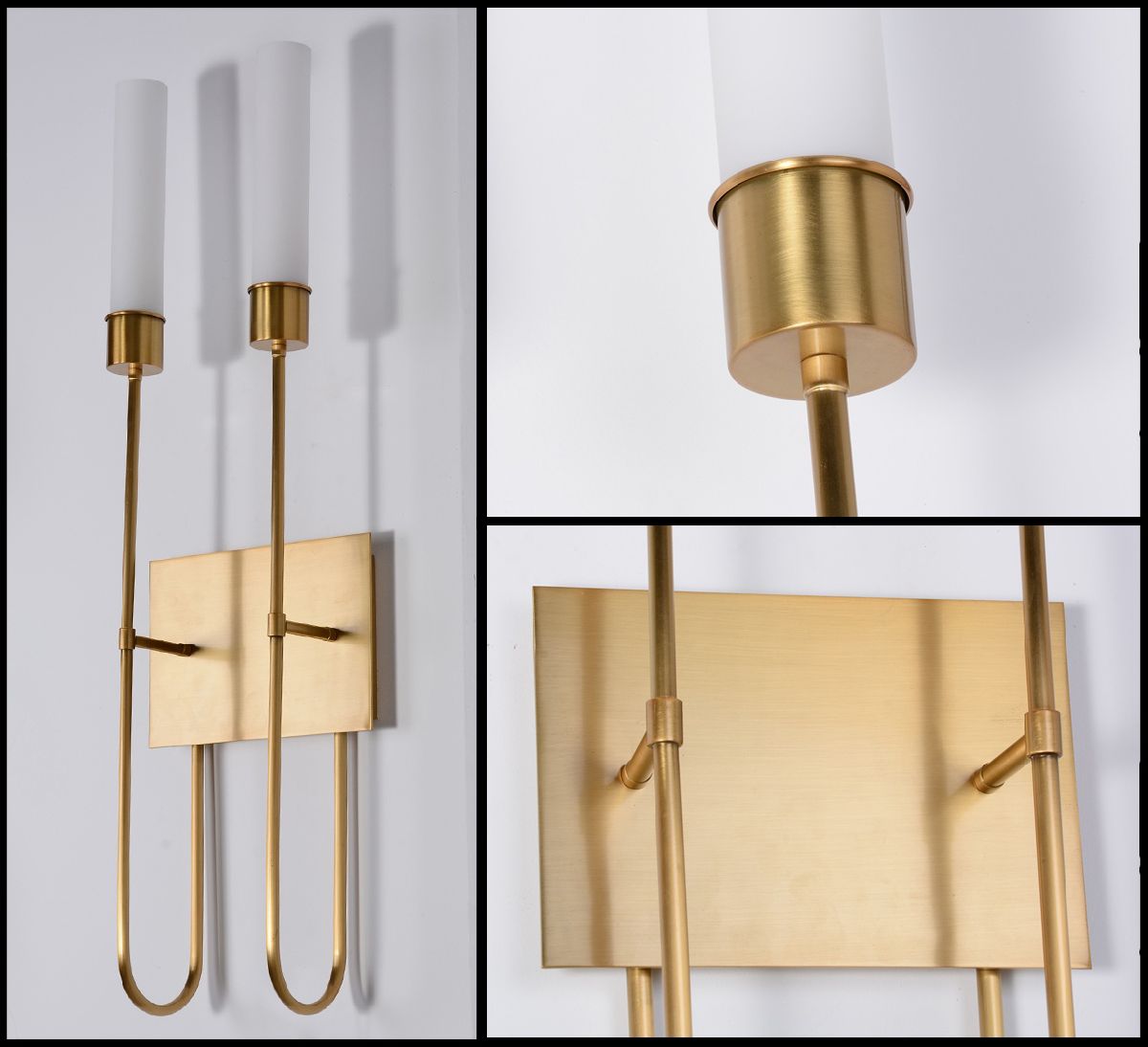 Бра DeLight Collection Wall lamp BRWL7035 antique brass