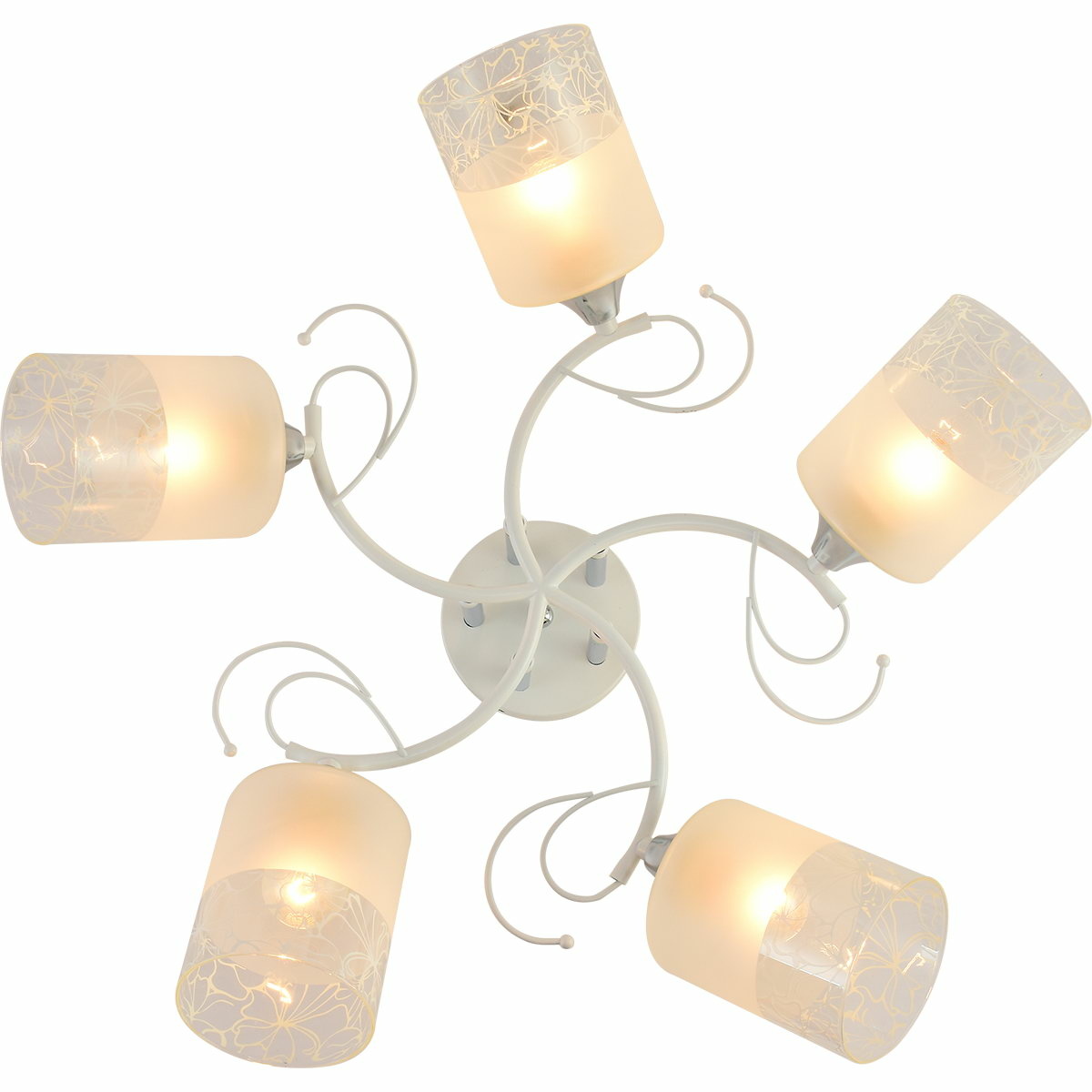 Люстра на штанге Reluce 11314-0.3-05 WH+CR