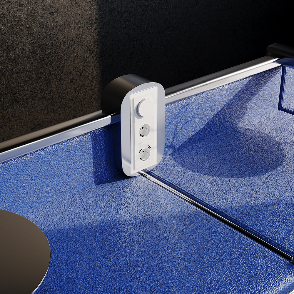 Рамка на 3 поста Voltum S70 VLS110302 (белый,матовый,стекло)