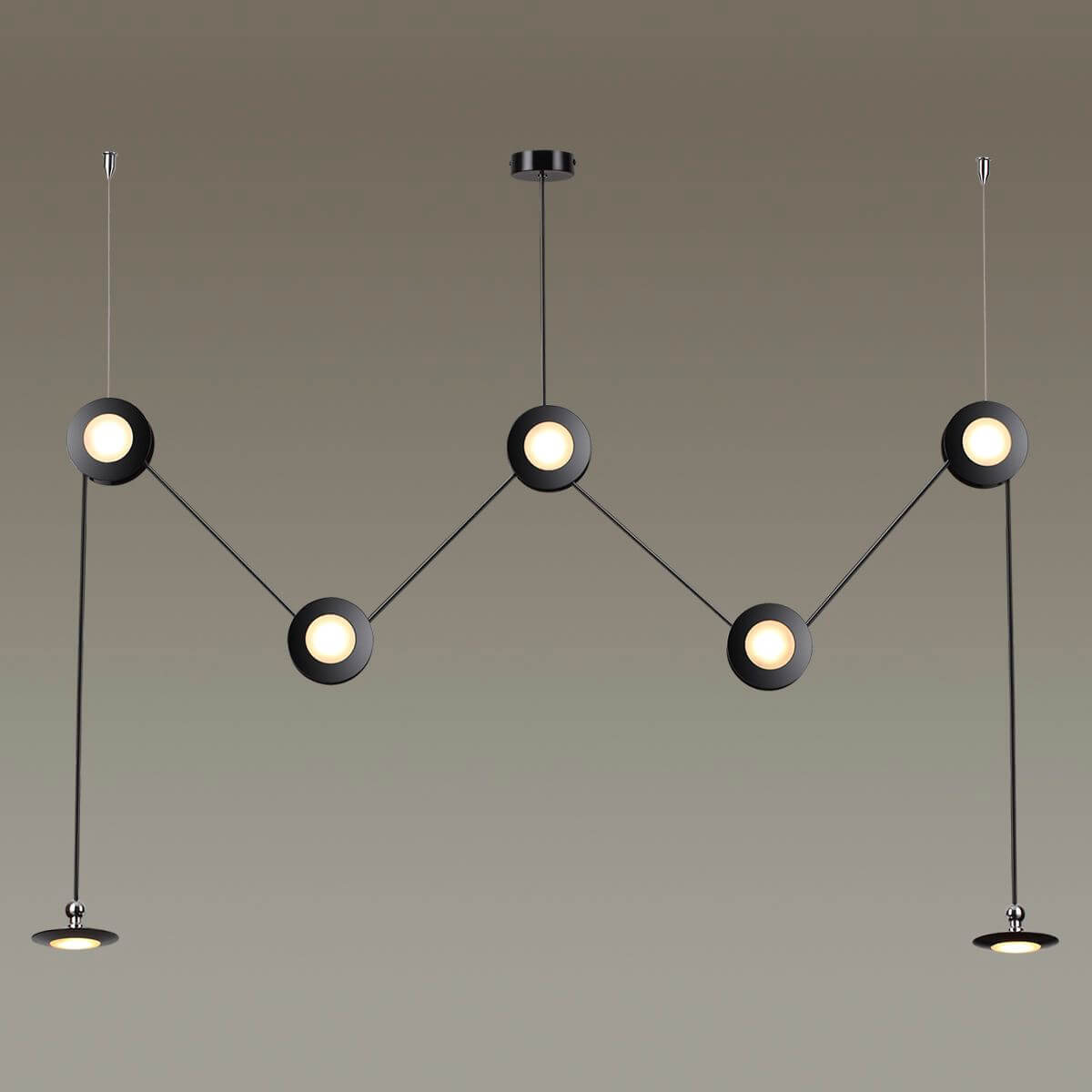 Подвесной светодиодный светильник Odeon Light Uliss 3811/84L