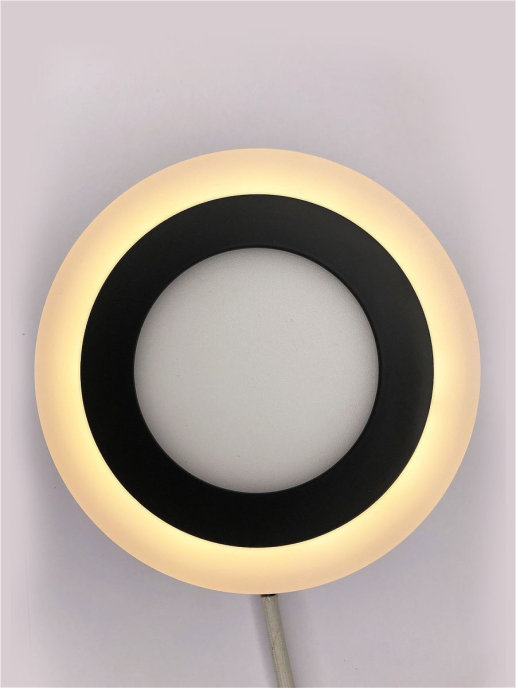 Накладной светильник Elvan NLS-500R-12/4-WW/NH-Bk