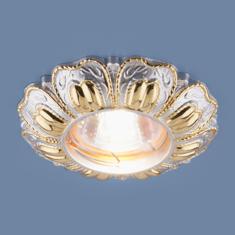 Встраиваемый светильник Elektrostandard 7215 MR16 PSG перламутровый/золото 4690389055881