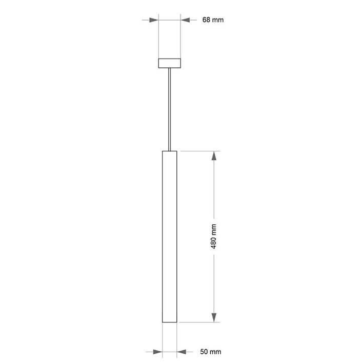 Подвесной светодиодный светильник Kutek Mood Desio DES-ZW-1 (C)