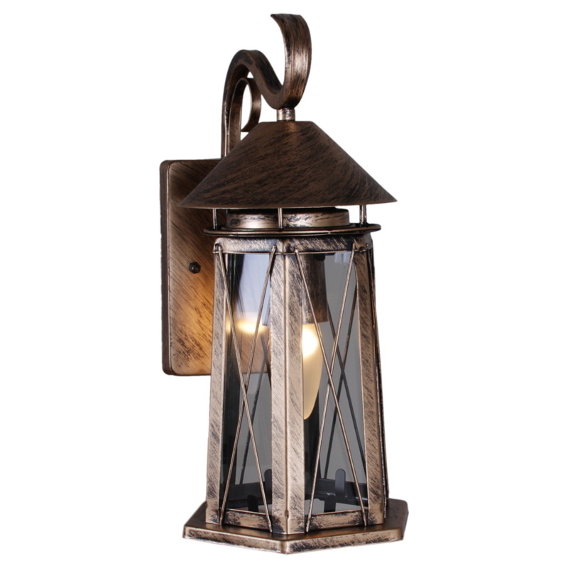 Уличный настенный светильник Reluce 08286-9.2-001U BKG