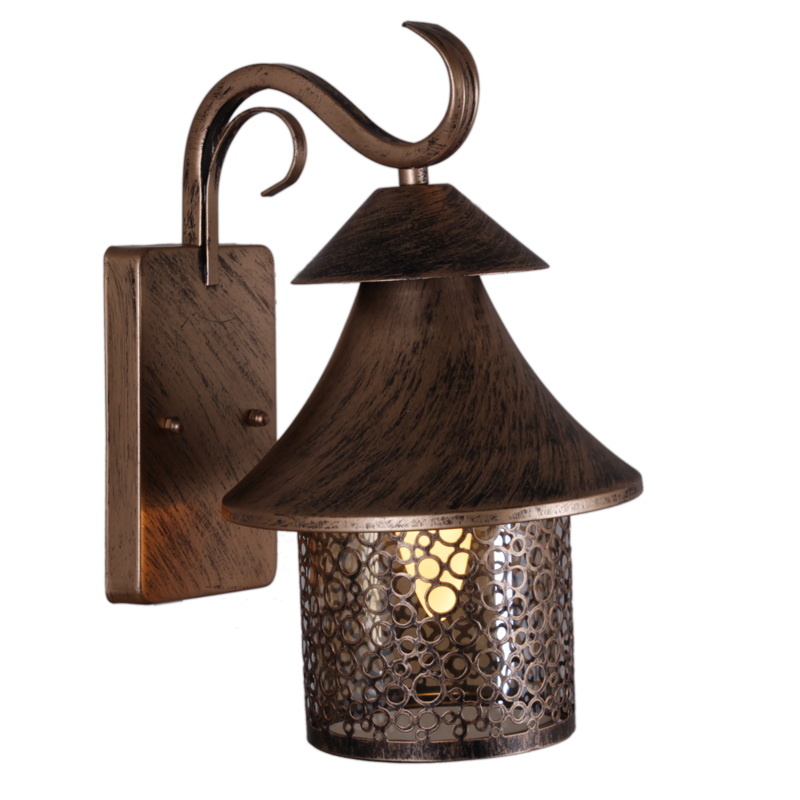 Уличный настенный светильник Reluce 08291-9.2-001U BKG