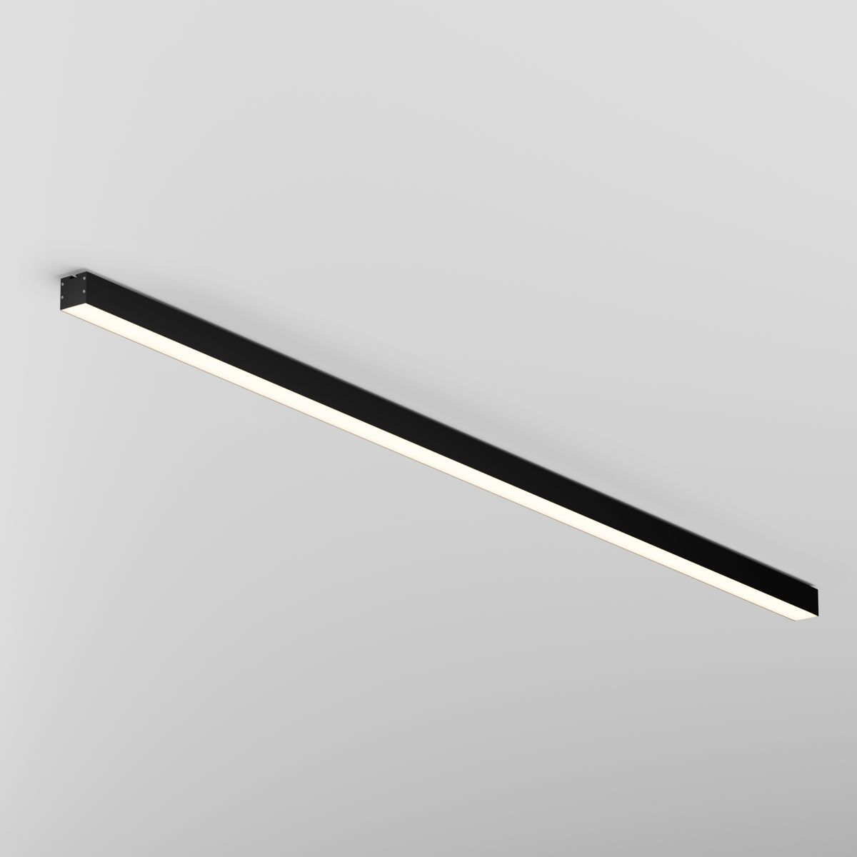 Линейный накладной светильник Maytoni Technical 3000K 50x50 (Черный, 2 м) LL311031