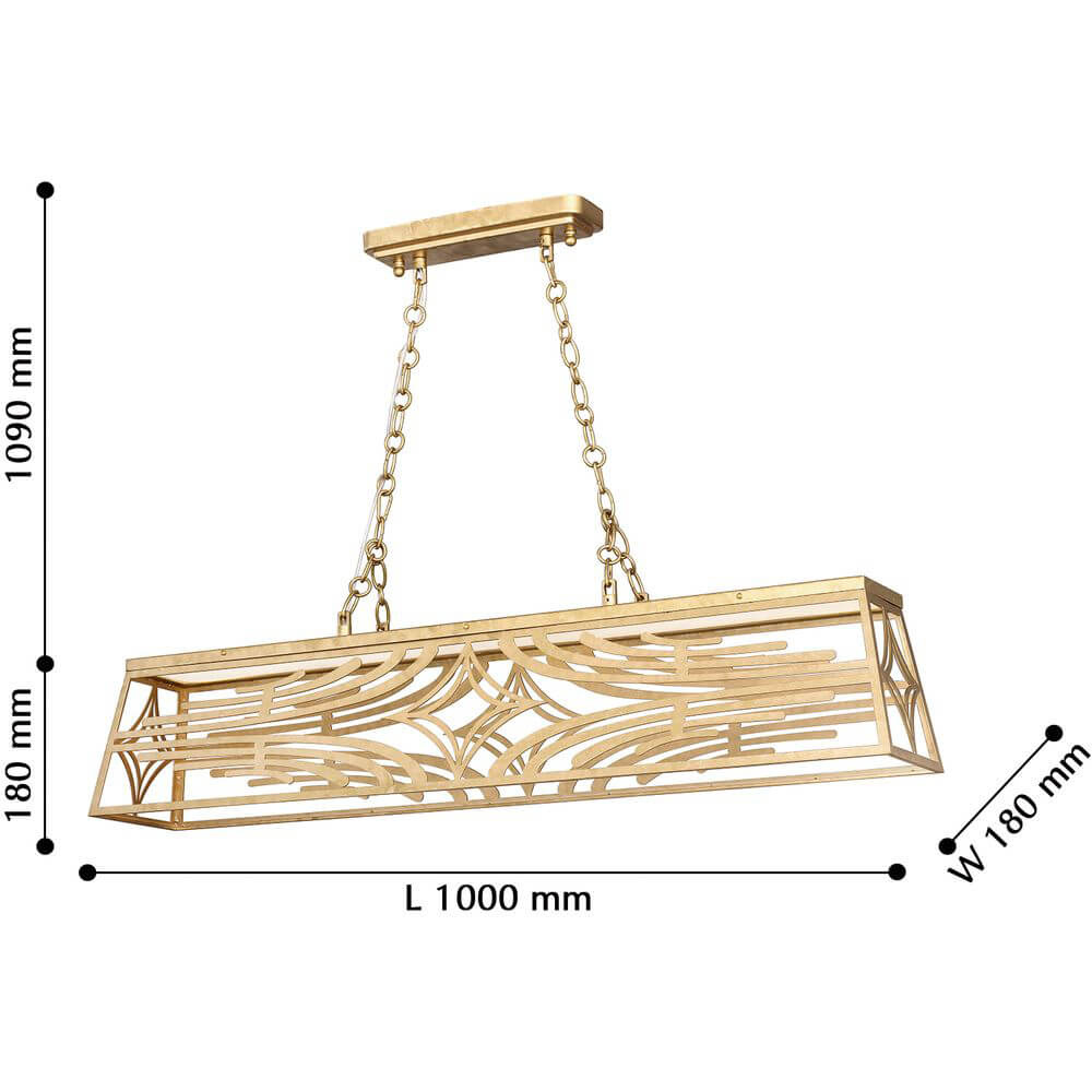 Подвесной светодиодный светильник Favourite Philipp 2498-10P
