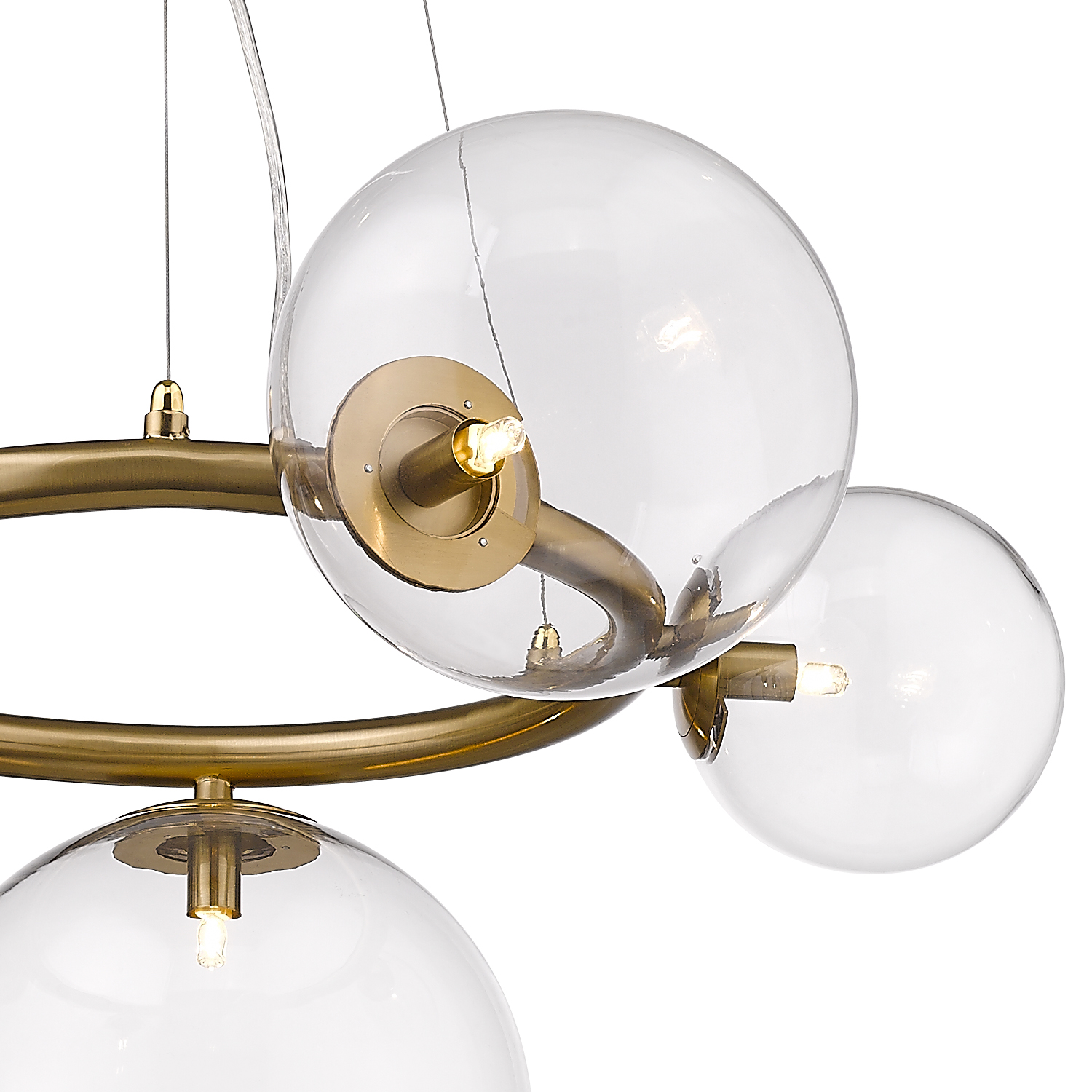 Подвесная люстра Delight Collection Puppet P68092-5 brass