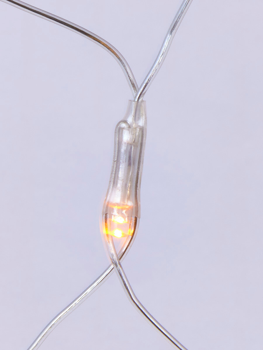 Светодиодная гирлянда (07939) Uniel сетка 220V желтый ULD-N2520-240/DTA YELLOW IP20