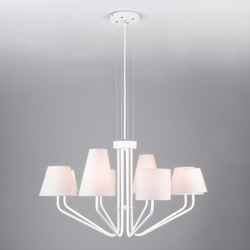 Подвесная люстра Eurosvet Ornato 70074/8 белый