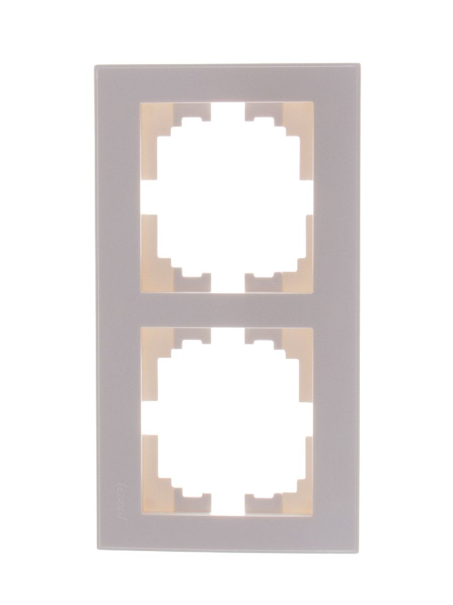 Рамка 2-местная горизонтальная Lezard Rain 703-3030-147