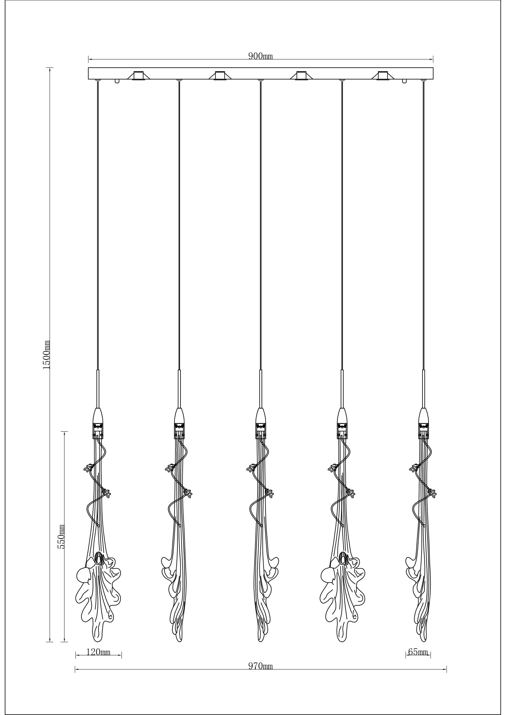 Подвесной светильник Moderli Melburn V9021-PL