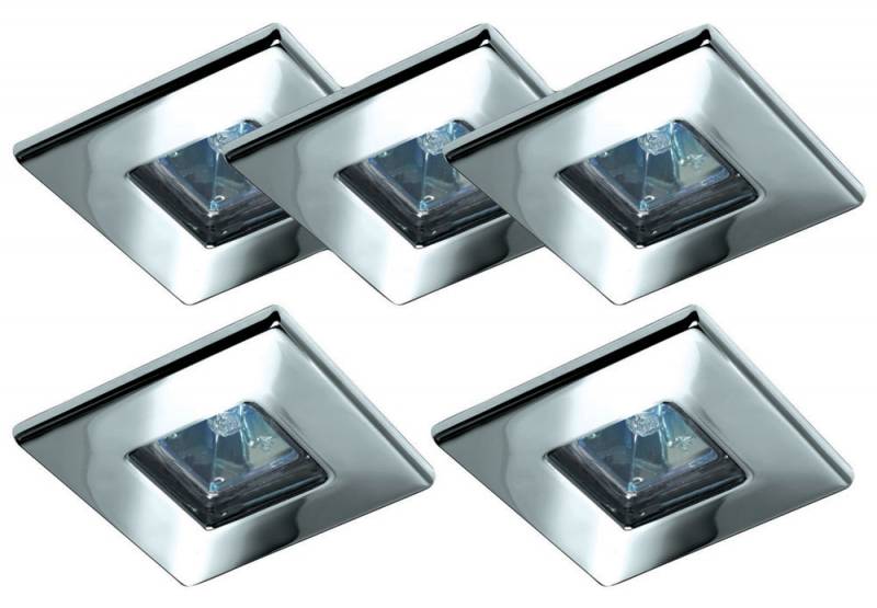 Встраиваемый светильник (в комплекте 5 шт.) Paulmann Quality Quadro 99545