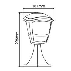 Уличный светильник Lucide Istro 29818/01/30