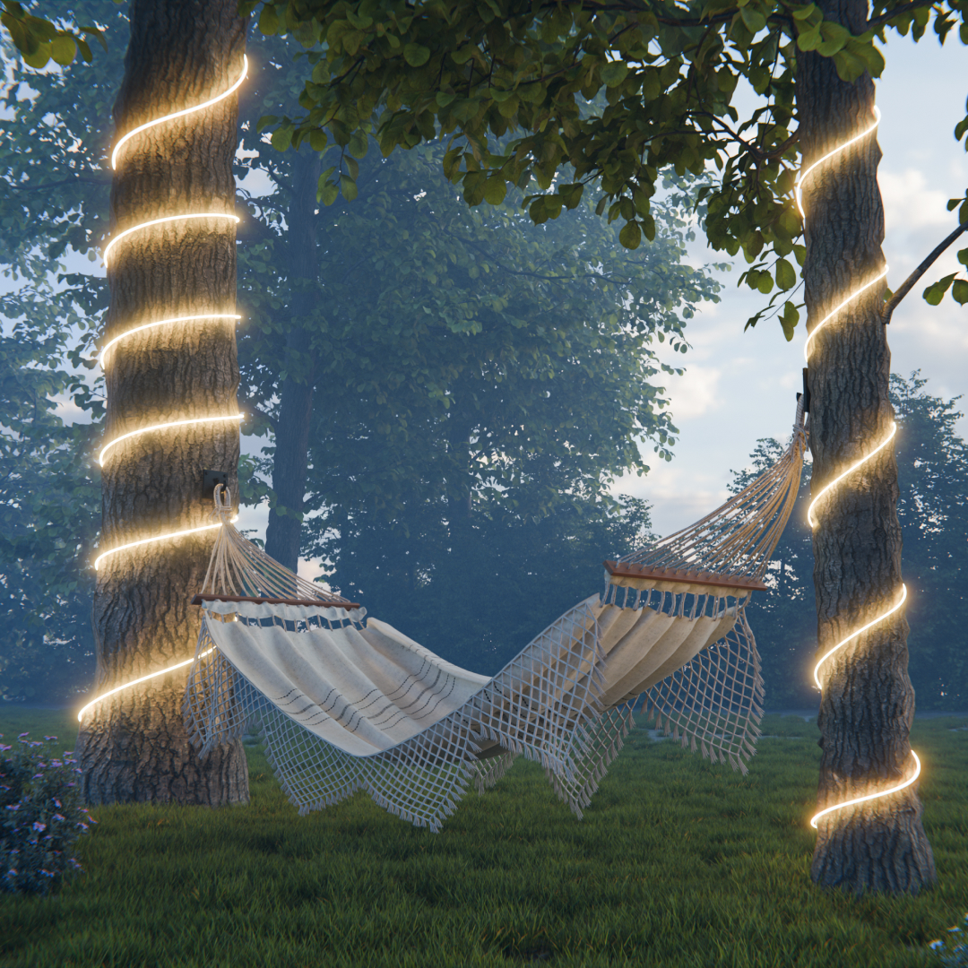 Комплект светодиодного неона Apeyron 220В, 6Вт/м, 300лм/м, 3000К, smd 2835, 144д/м 10м, IP65, с аксессуарами (сетевой шнур, заглушка, крепеж - 10шт) 10-113