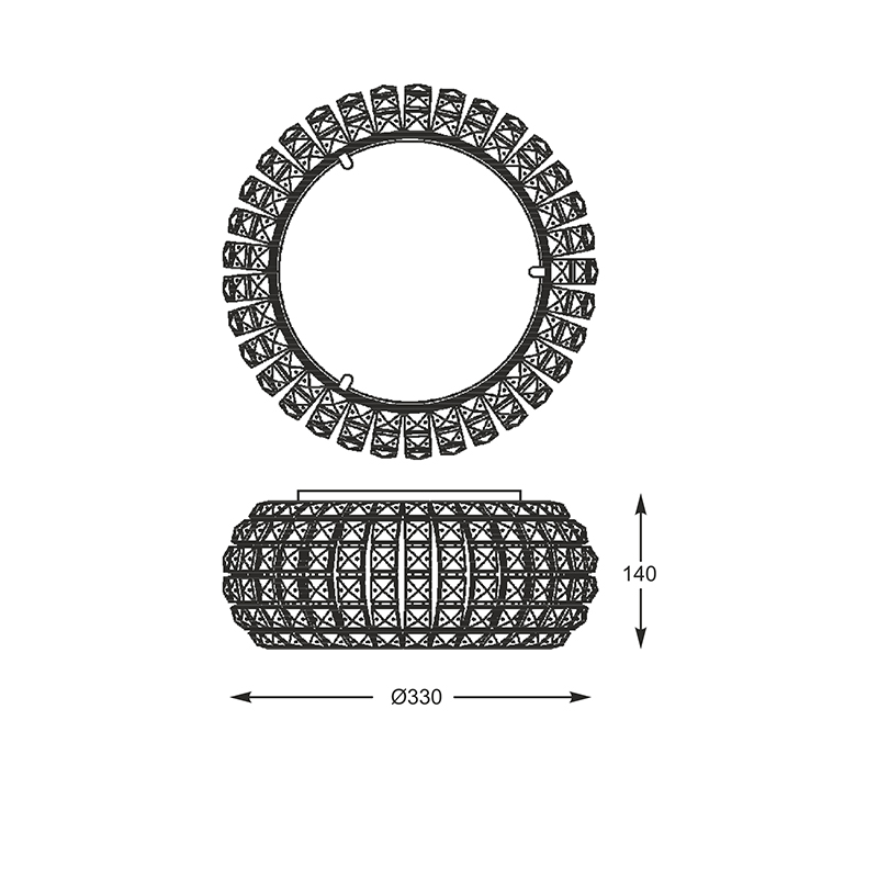 Потолочная люстра Zumaline ANTARCTICA C0109-04A-F4AC