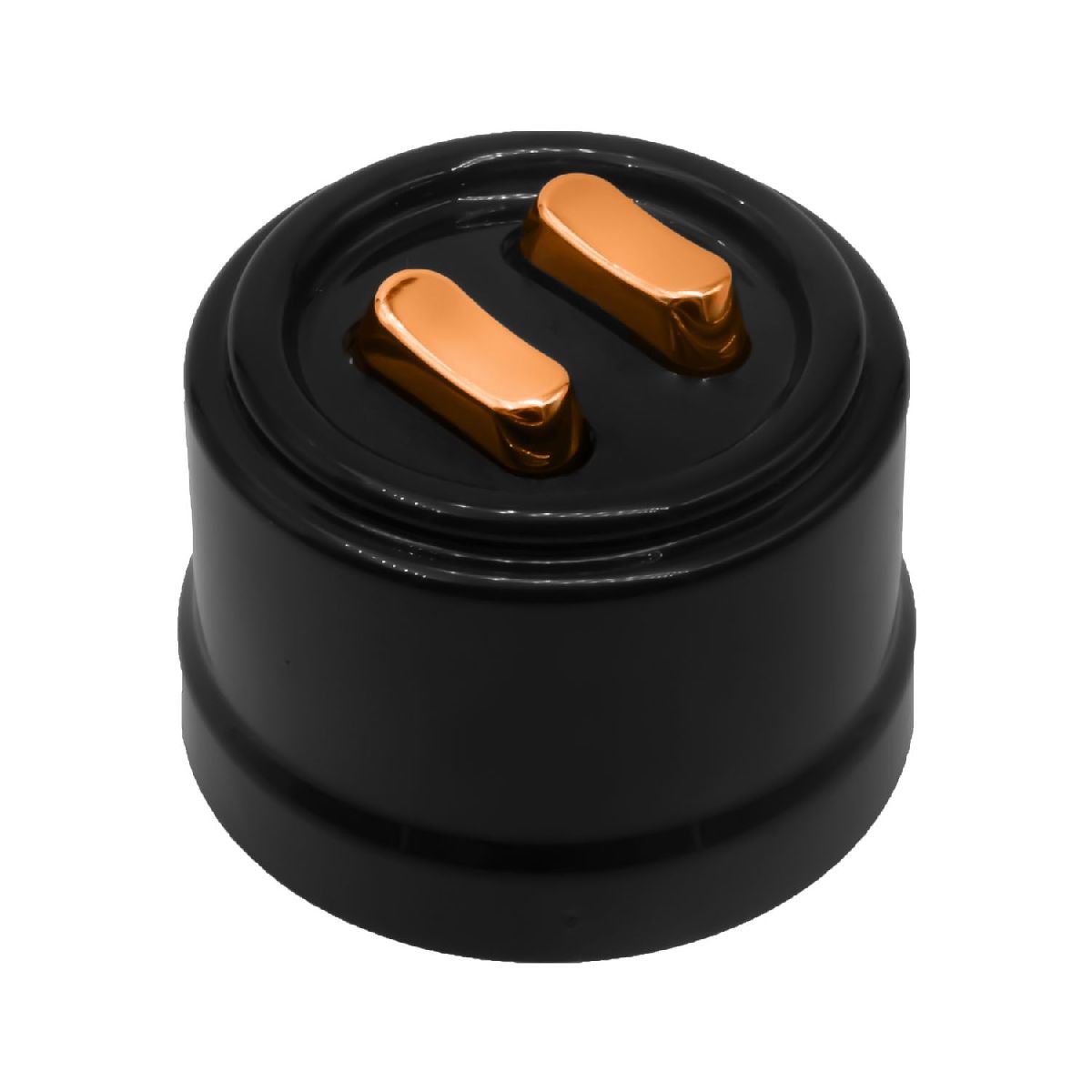 Выключатель двухклавишный Bironi Лизетта B1-222-23-C