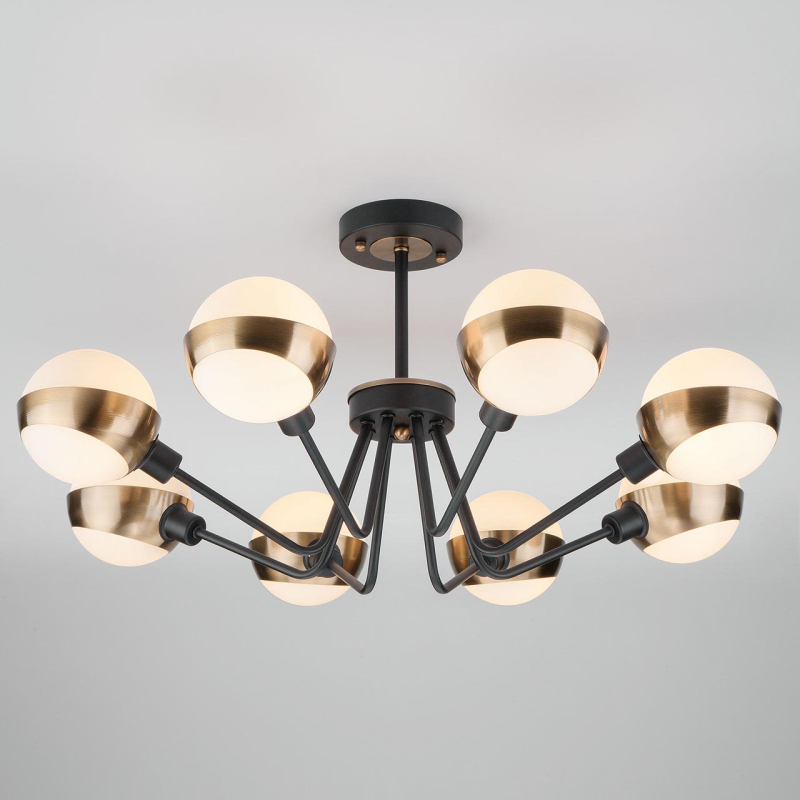 Потолочная люстра Eurosvet Jasper 70093/8 черный