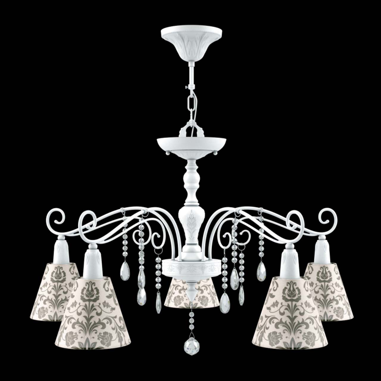 Подвесная люстра Lamp4you Provence E4-05-WM-LMP-O-1-CRL-E4-05-TR-DN