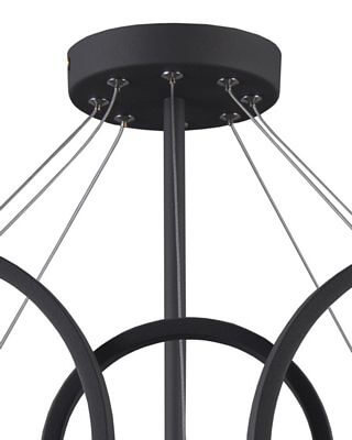 Потолочная люстра Lumien Hall Олави 3302/8P-SBK-CL