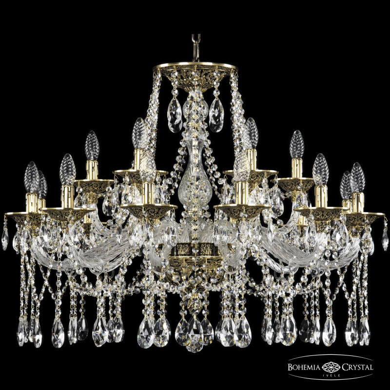 Подвесная люстра Bohemia Ivele Crystal 16113/12+6/300 GB