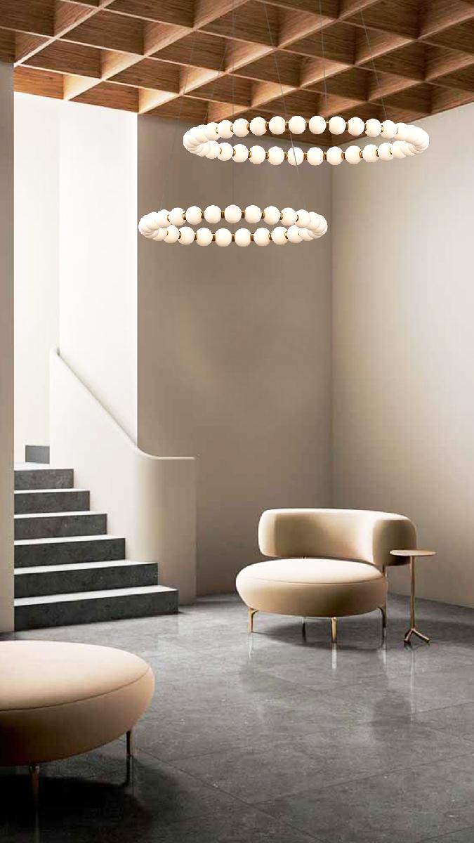 Подвесной светодиодный светильник Milosh tendence 0851CL-81GD