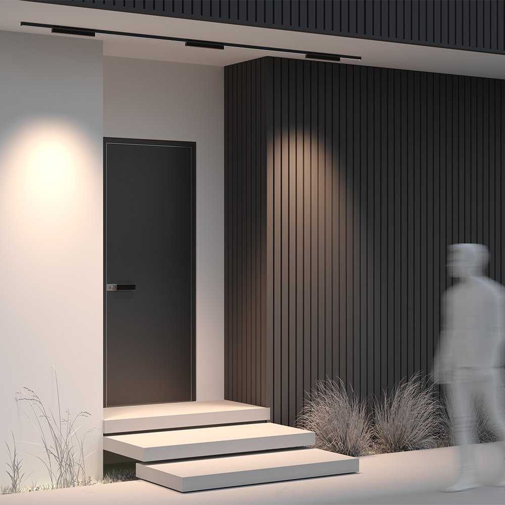 Уличный трековый светильник Maytoni Points O-TR02-2-S-18WB3K